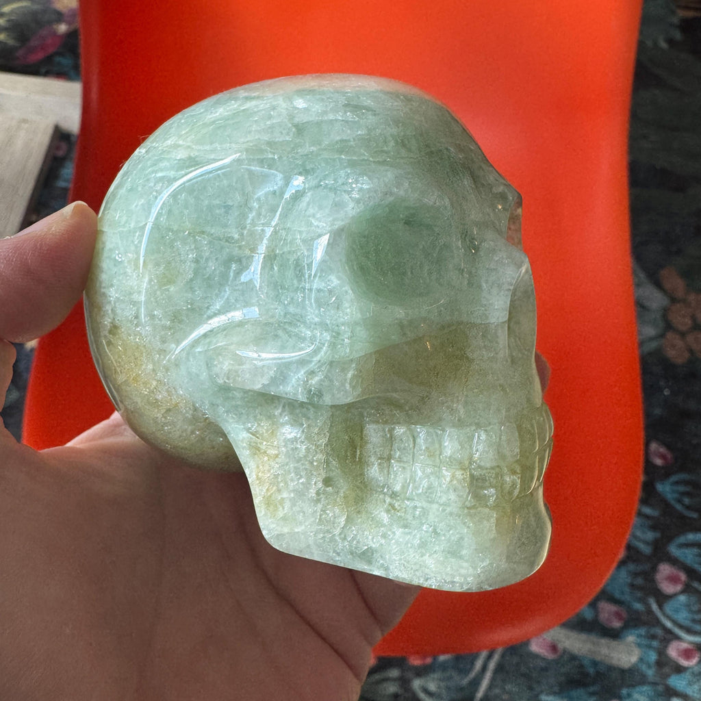 Small Walmere Aquamarine Crystal Skull