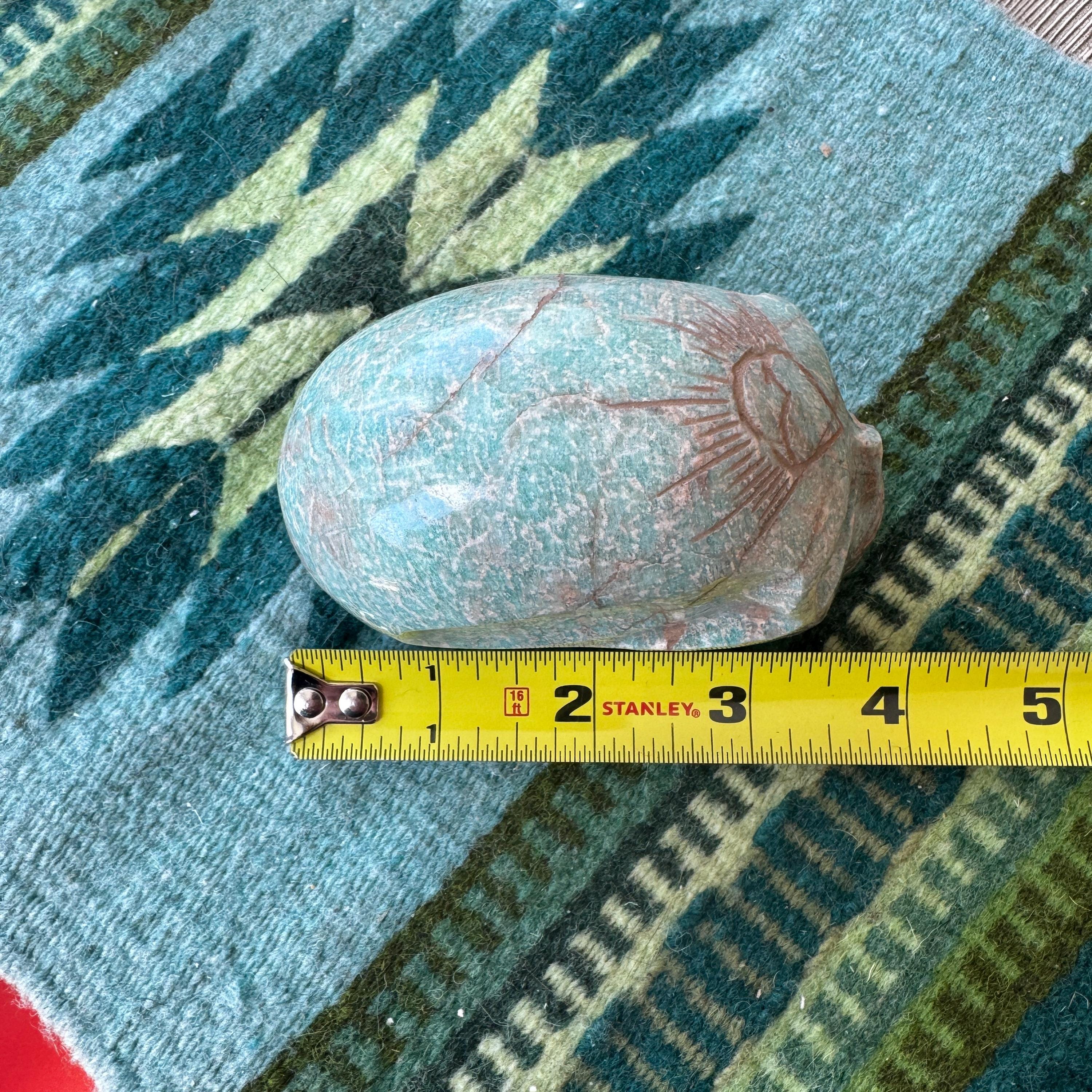 Leandro deSouza Old Style Amazonite Crystal Skull