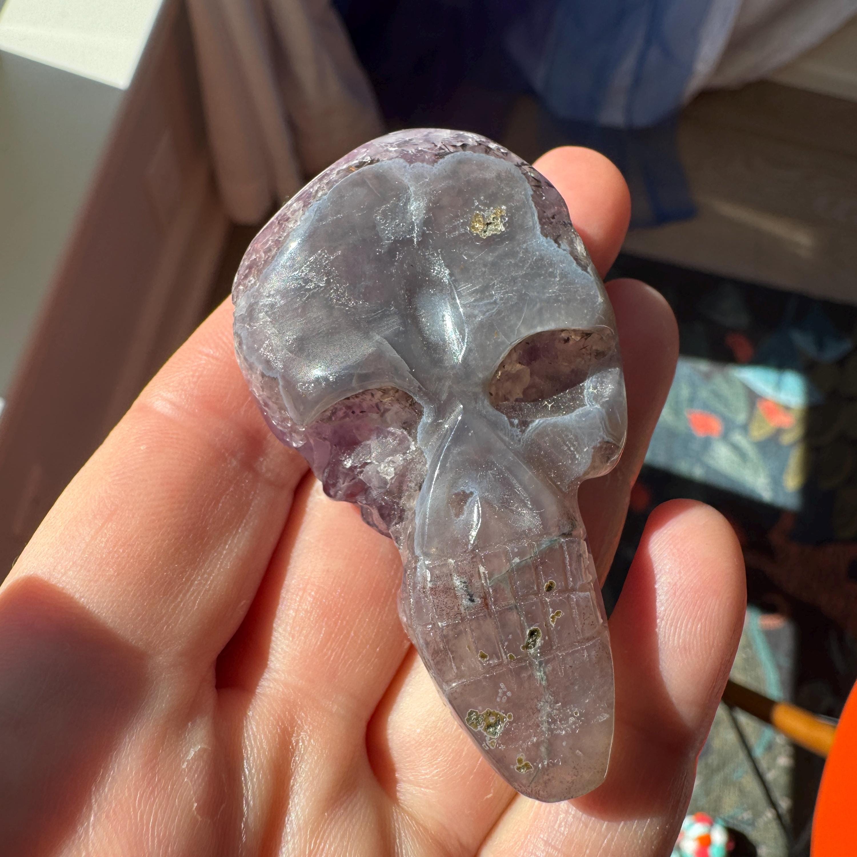 Amethyst Points in Matrix Igor De Souza Crystal Skull