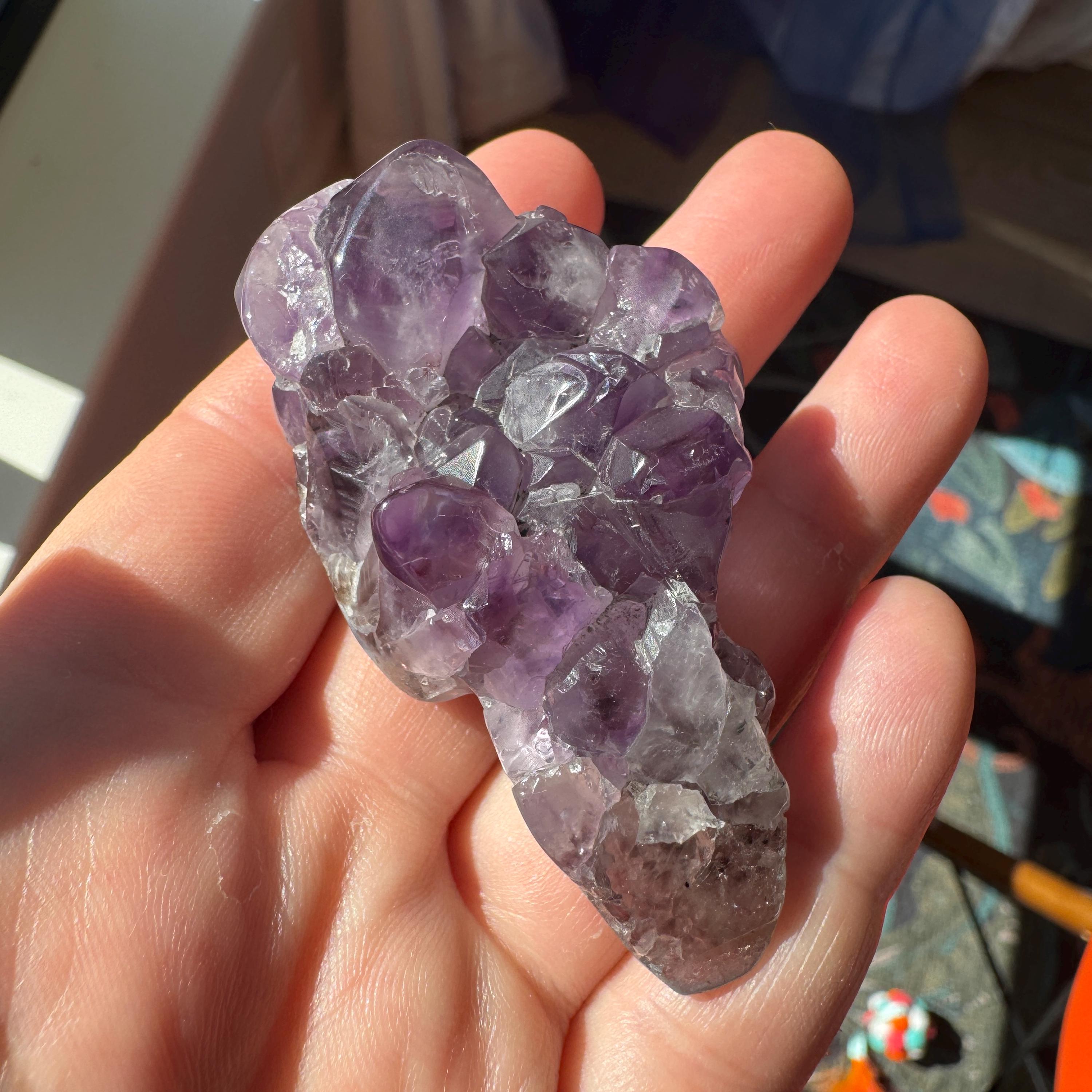 Amethyst Points in Matrix Igor De Souza Crystal Skull