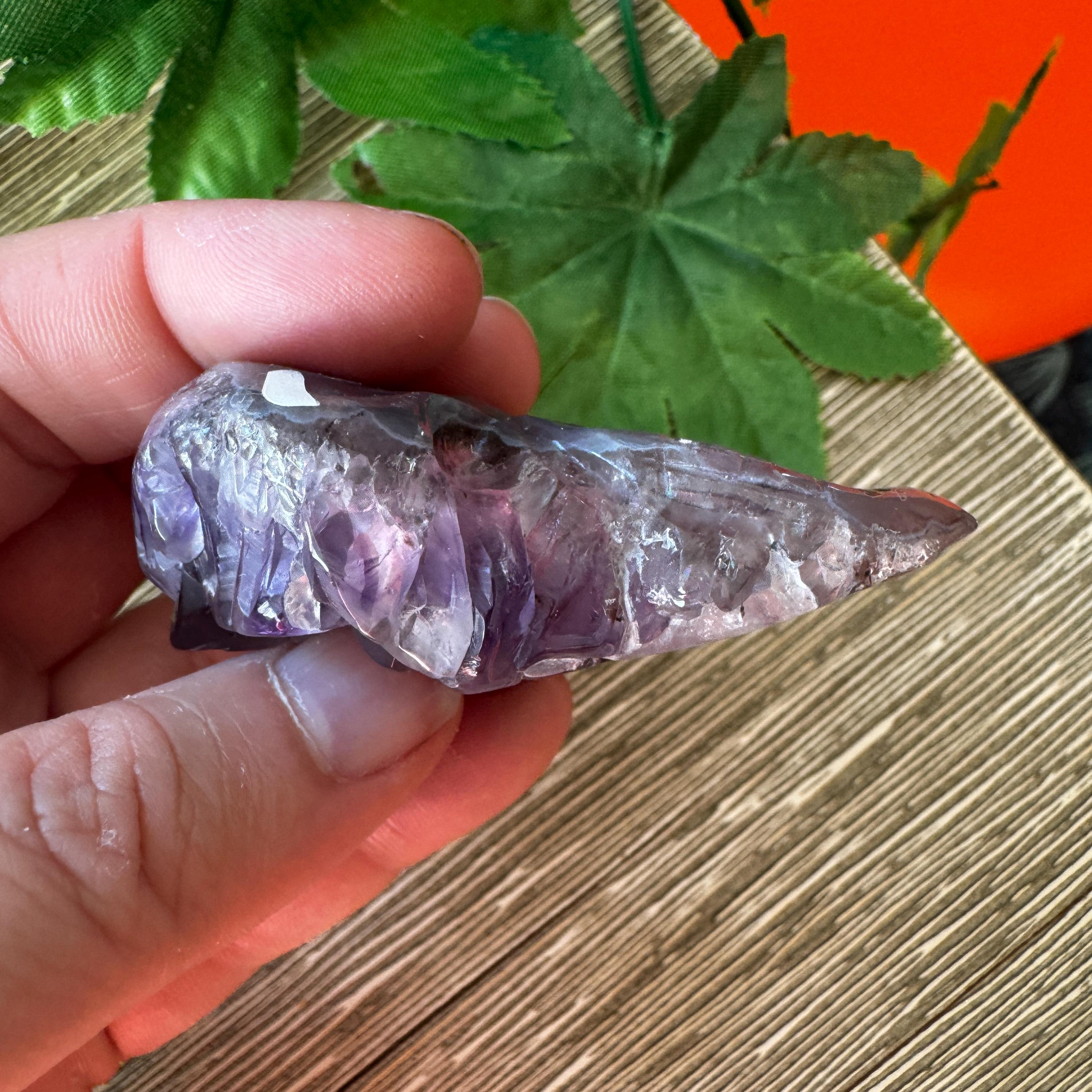 Amethyst Points in Matrix Igor De Souza Crystal Skull