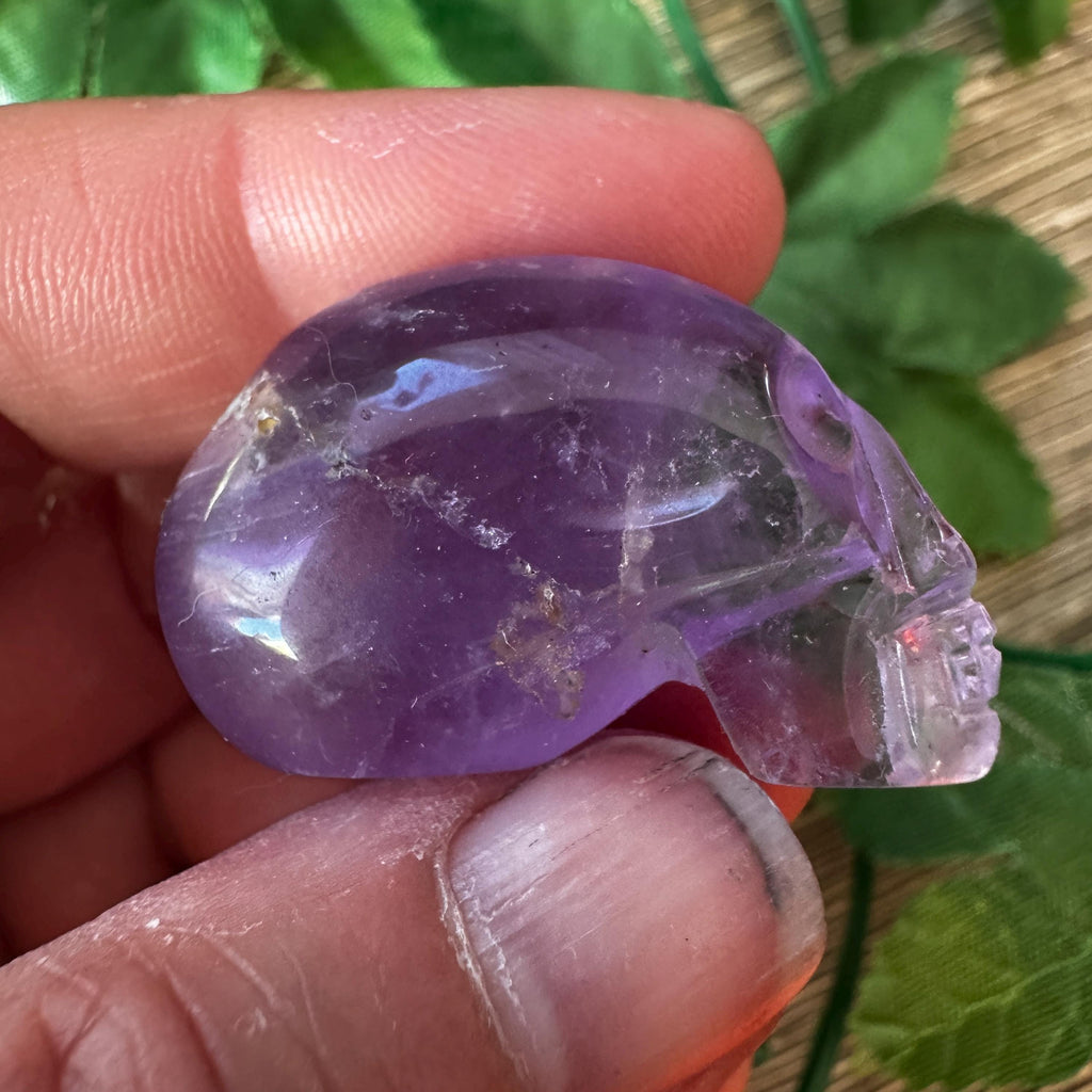 Amethyst Elongated Igor De Souza Crystal Skull