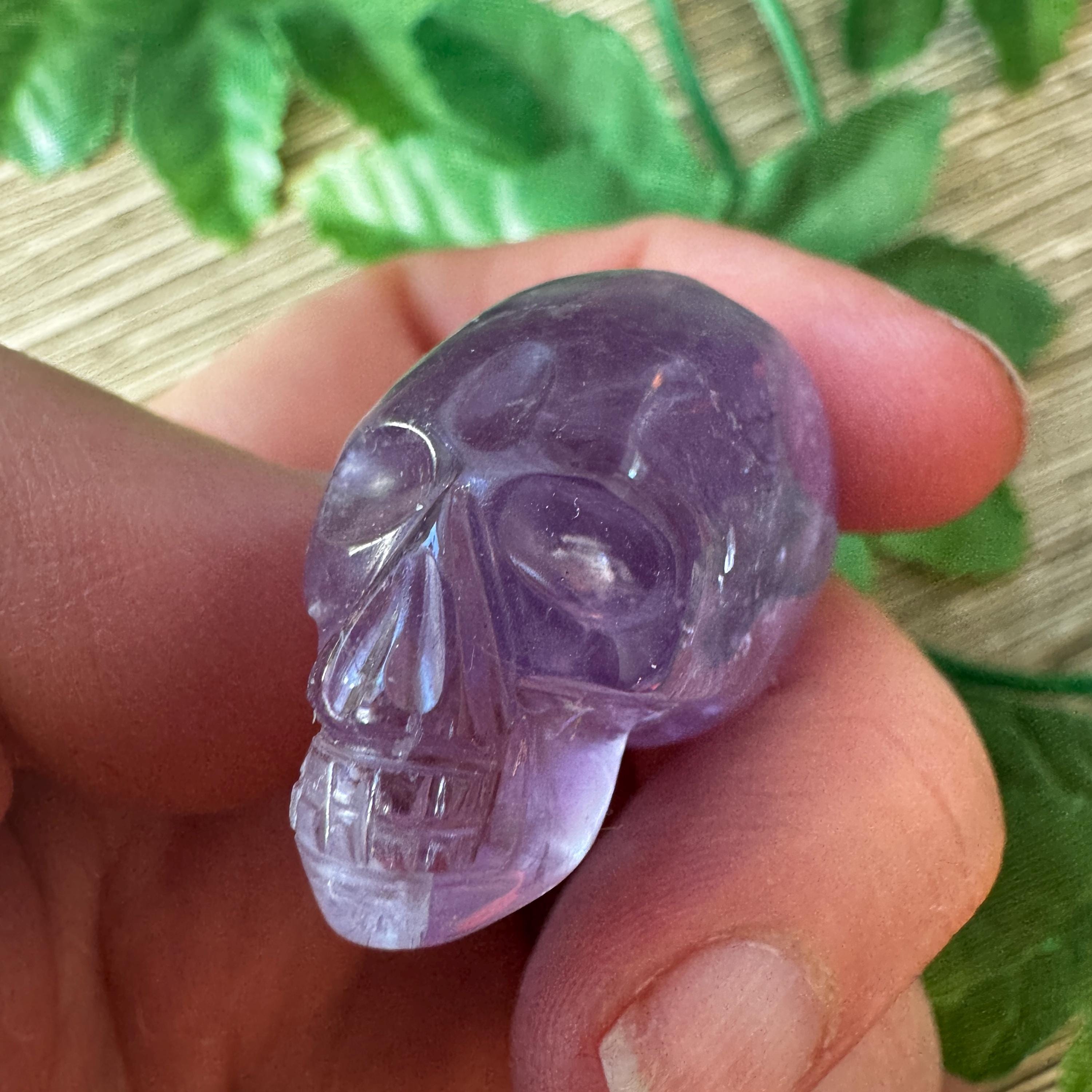 Amethyst Elongated Igor De Souza Crystal Skull