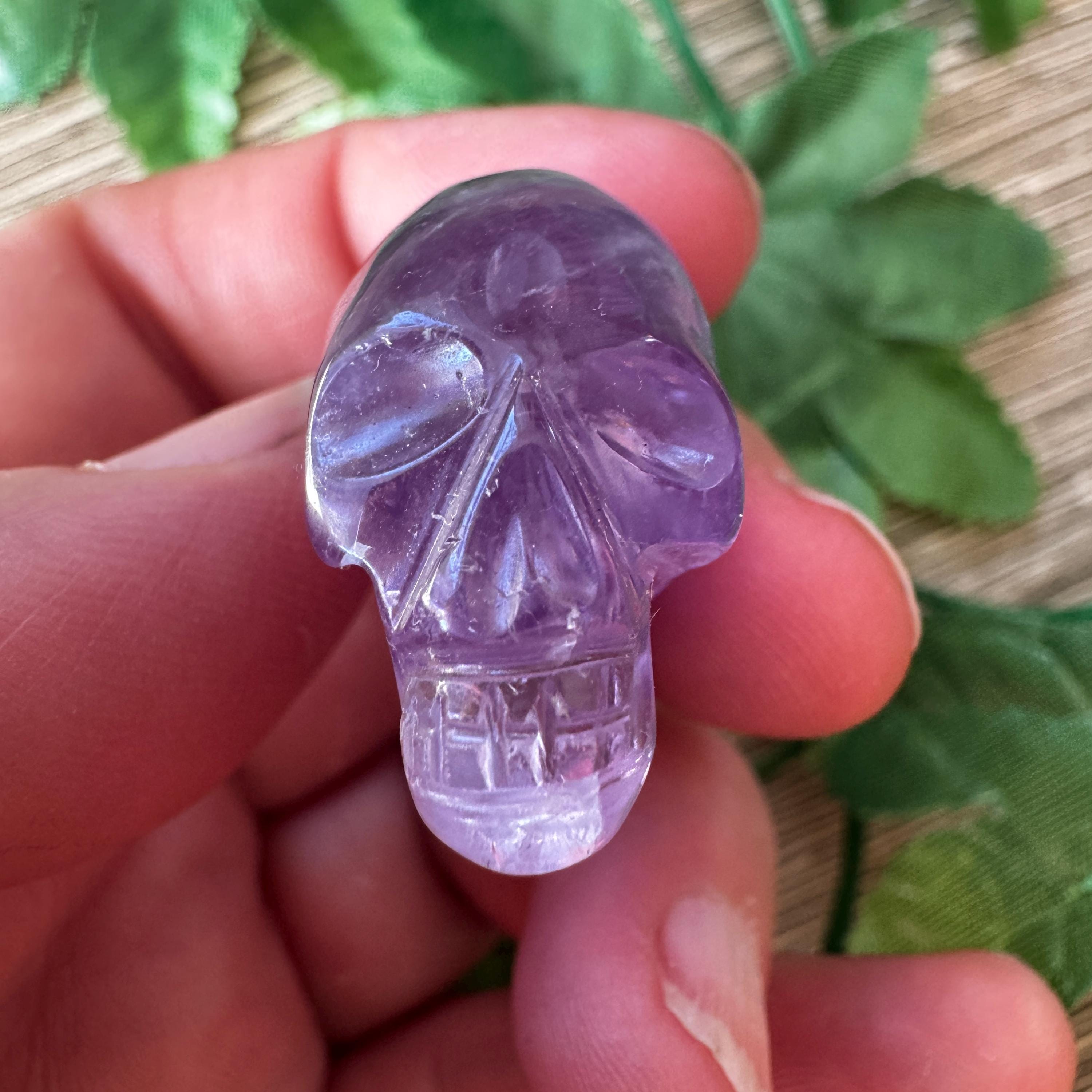 Amethyst Elongated Igor De Souza Crystal Skull