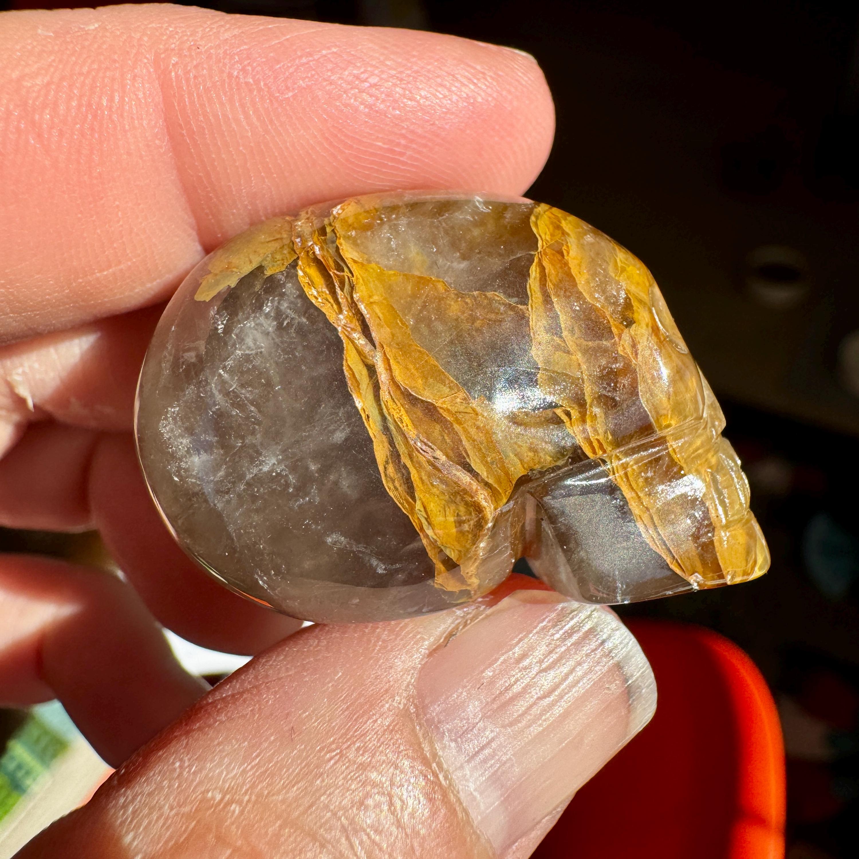 Iron Included Quartz Igor De Souza Crystal Skull