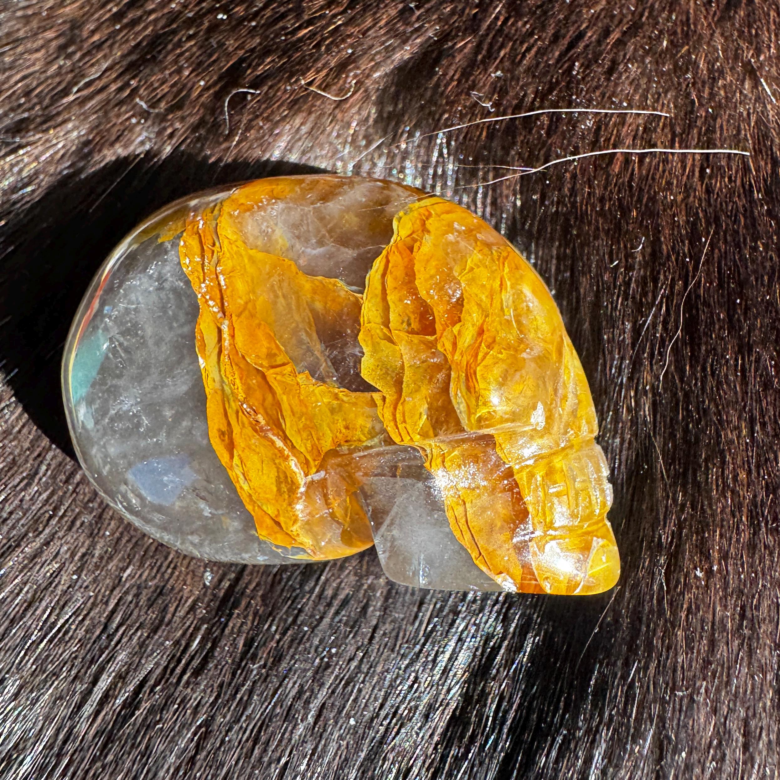 Iron Included Quartz Igor De Souza Crystal Skull