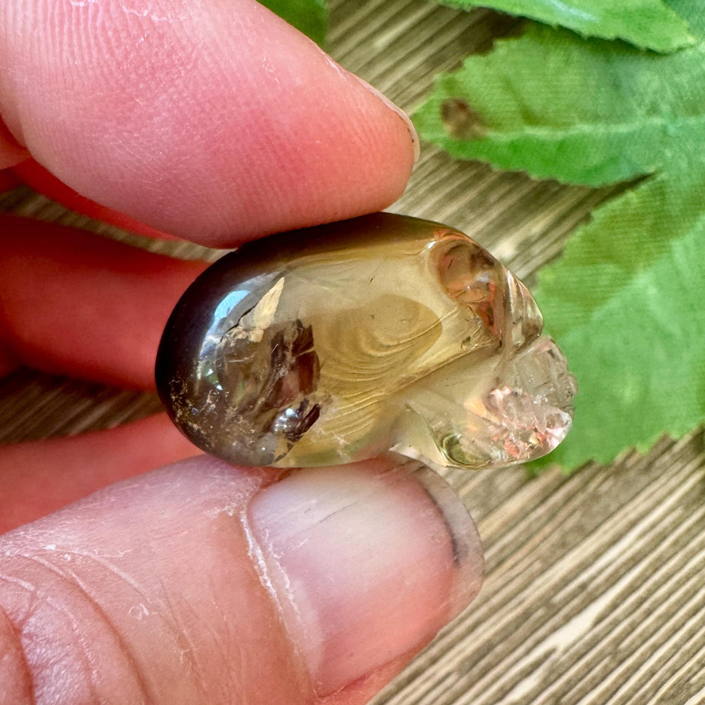 Tiny Elongated Citrine Igor De Souza Crystal Skull