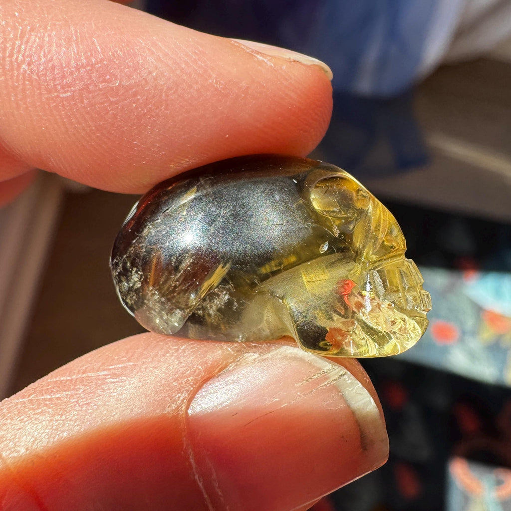 Tiny Elongated Citrine Igor De Souza Crystal Skull