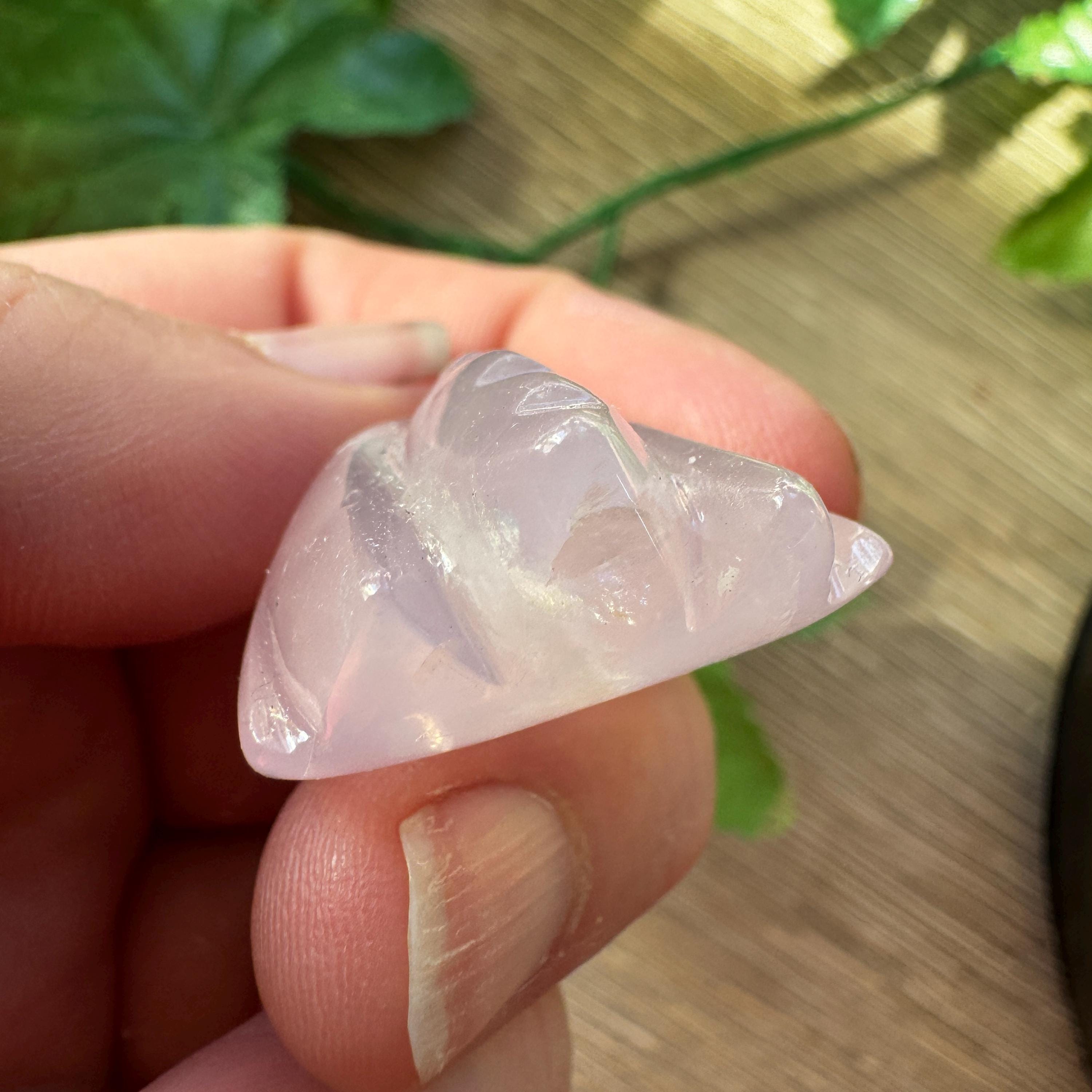 Tiny Rose Quartz Leandro De Souza Dragon Skull
