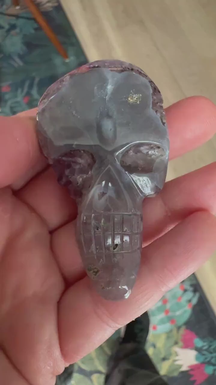 Amethyst Points in Matrix Igor De Souza Crystal Skull