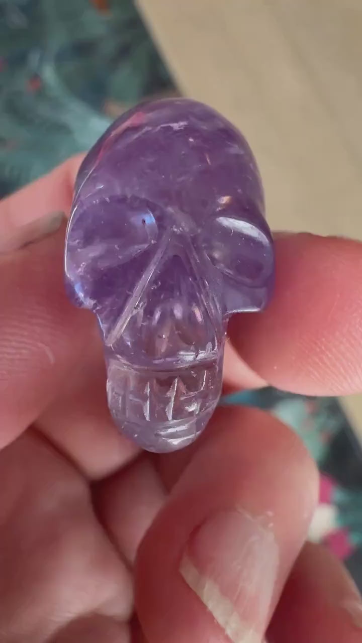 Amethyst Elongated Igor De Souza Crystal Skull
