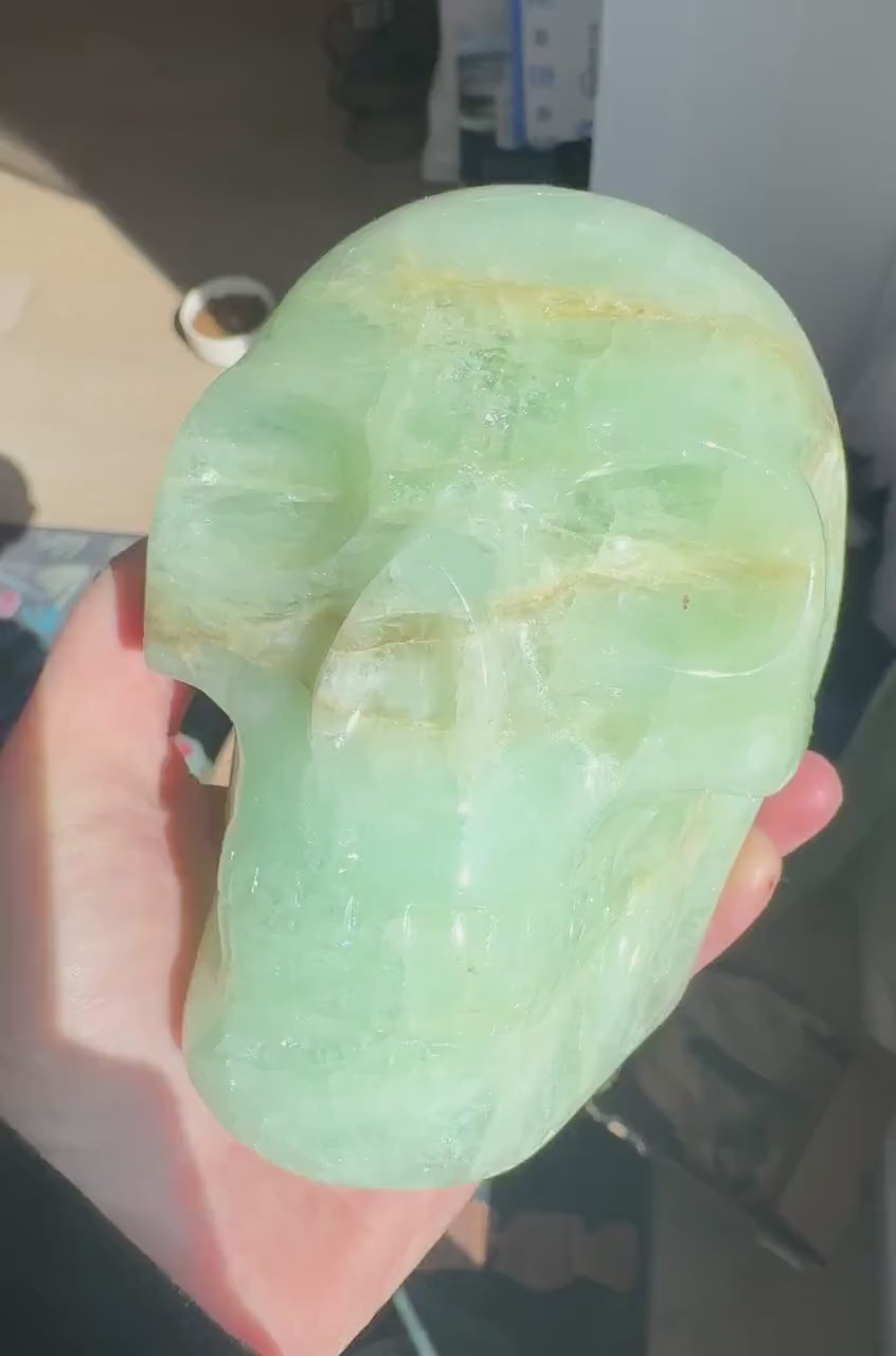 Large Walmere Aquamarine Crystal Skull