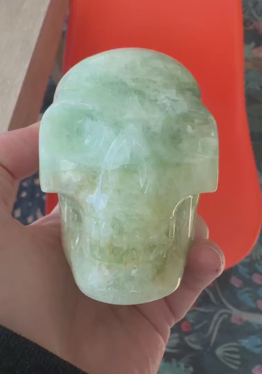 Small Walmere Aquamarine Crystal Skull